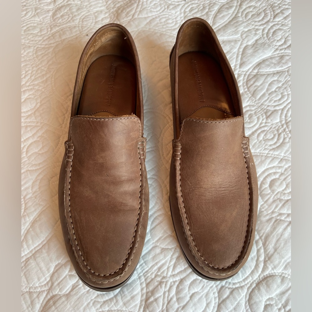 Johnston & Murphy - leather, slip on loafers